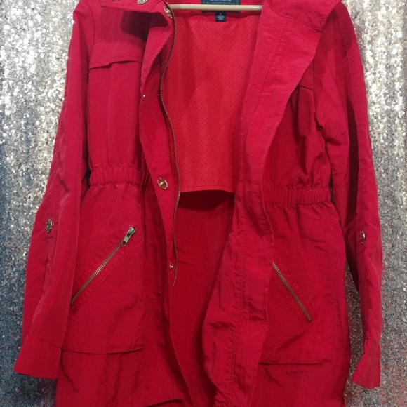 Jonathan Ross: Red Button Zip Jacket S - Picture 6 of 8